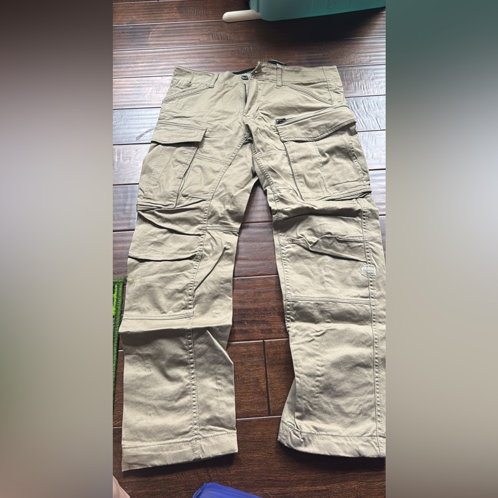 G-Star Men's Khaki Cargo Pants